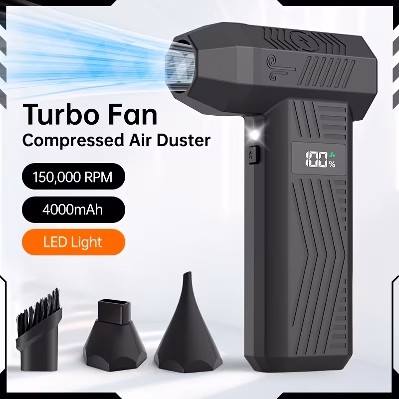 Ventilador potente, turboventilador, soplador de aire comprimido, adecuado para sopladores de aire automotrices y domésticos Stelasplen