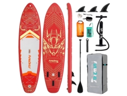 Tabla de SUP hinchable, sistema de tres aletas, cubierta antideslizante, Supfw50c OEM