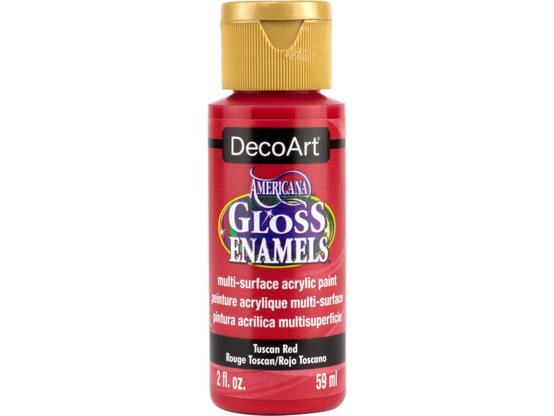 Pintura Acrílico AMERICANA Gloss Emanels Rojo Toscana (59 ml)