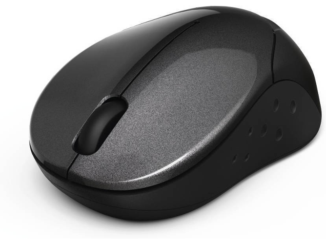 Ratón HAMA 00182654 (Inalámbrico - Óptico - 1200 dpi - Negro)