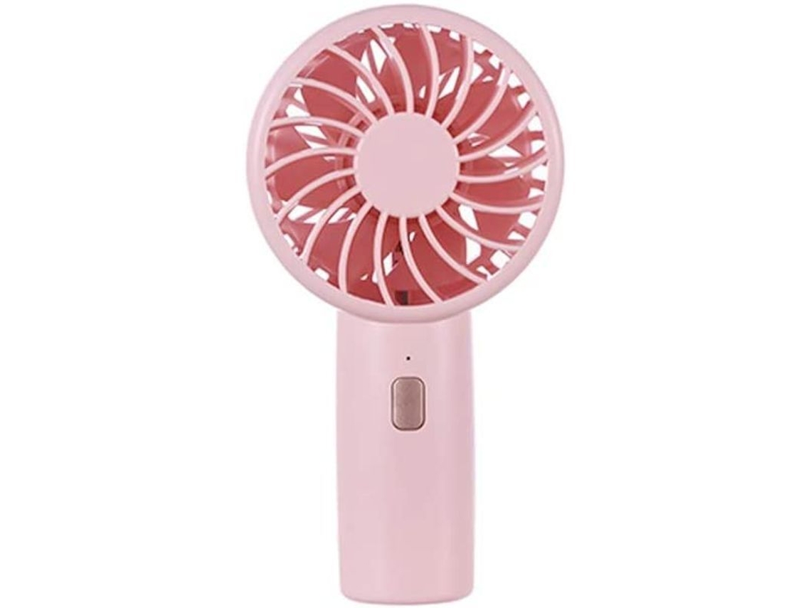 Ventilador Eléctrico Usb Portátil, Mini Ventilador Adorable Para Dormitorio De Estudiantes, Rosa, 1 Unidad