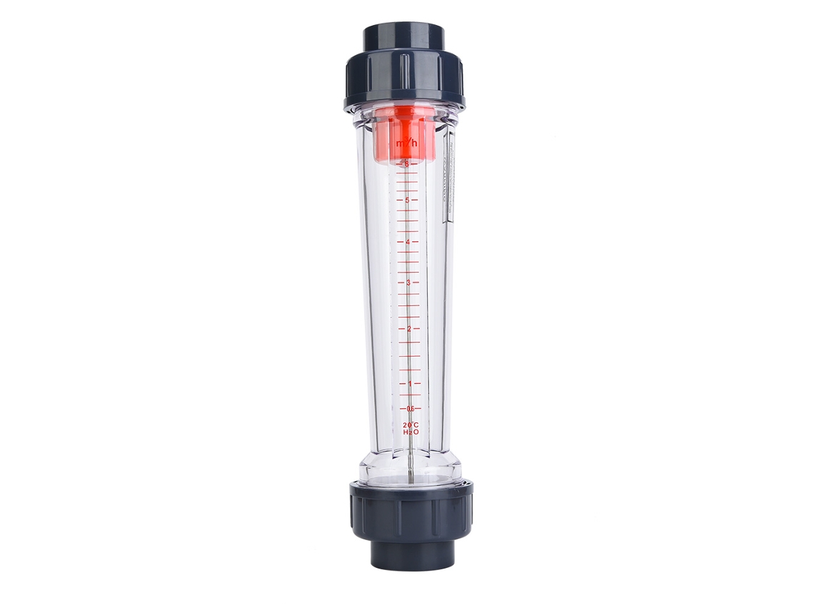 Lzs-40 (d) Medidor De Flujo De Líquido Tubular Fabricado En Plástico Abs Con Un Rango De 0,6-6 M³/h Para La Medición De Agua.