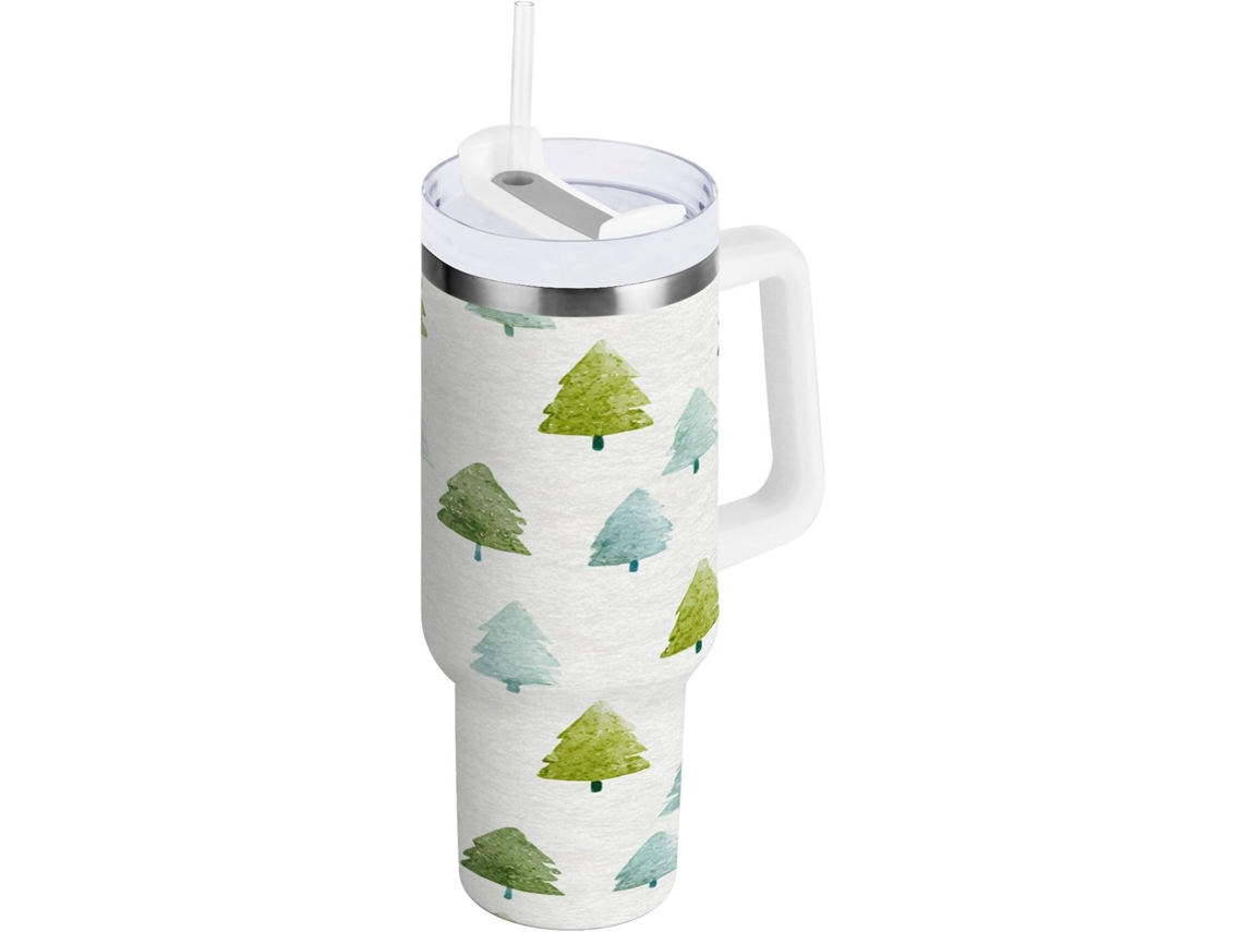 Árbol Navidad Vaso Botella Taza Acero Inoxidable - Vaso Térmico Portátil