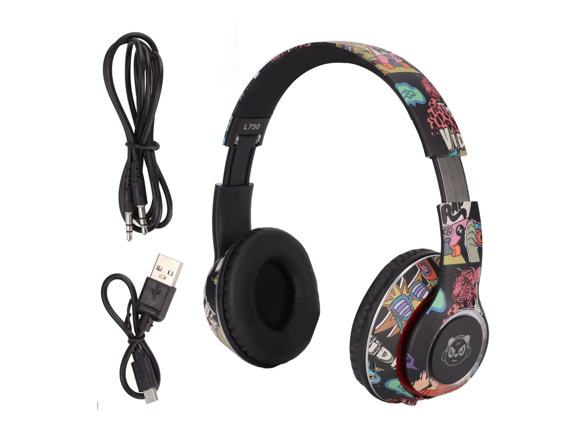 Fone De Ouvido Bluetooth 5.1 Hifi Com Luzes Coloridas Led Para Gaming, Estável E Baixo Consumo De Energia
