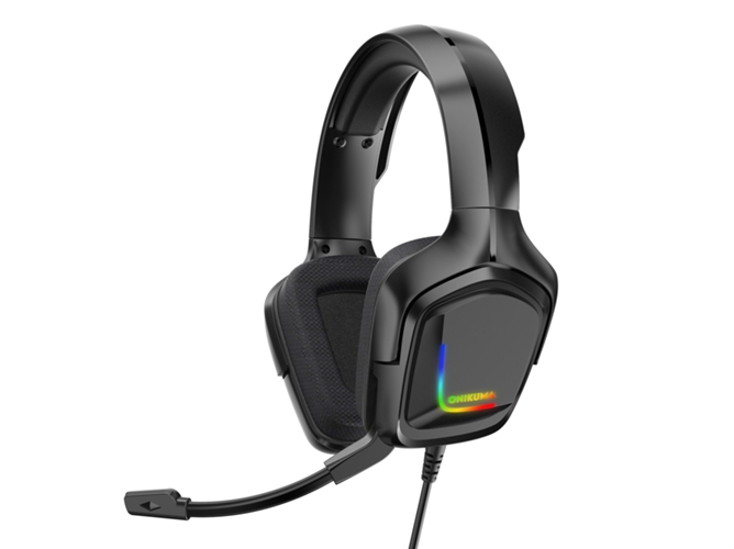 Auriculares Gaming con Cable ONIKUMA K20 (On Ear - Micrófono - Negro)