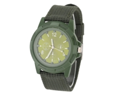 Reloj De Pulsera Electrónico Analógico Militar Con Correa De Nailon Verde Militar.