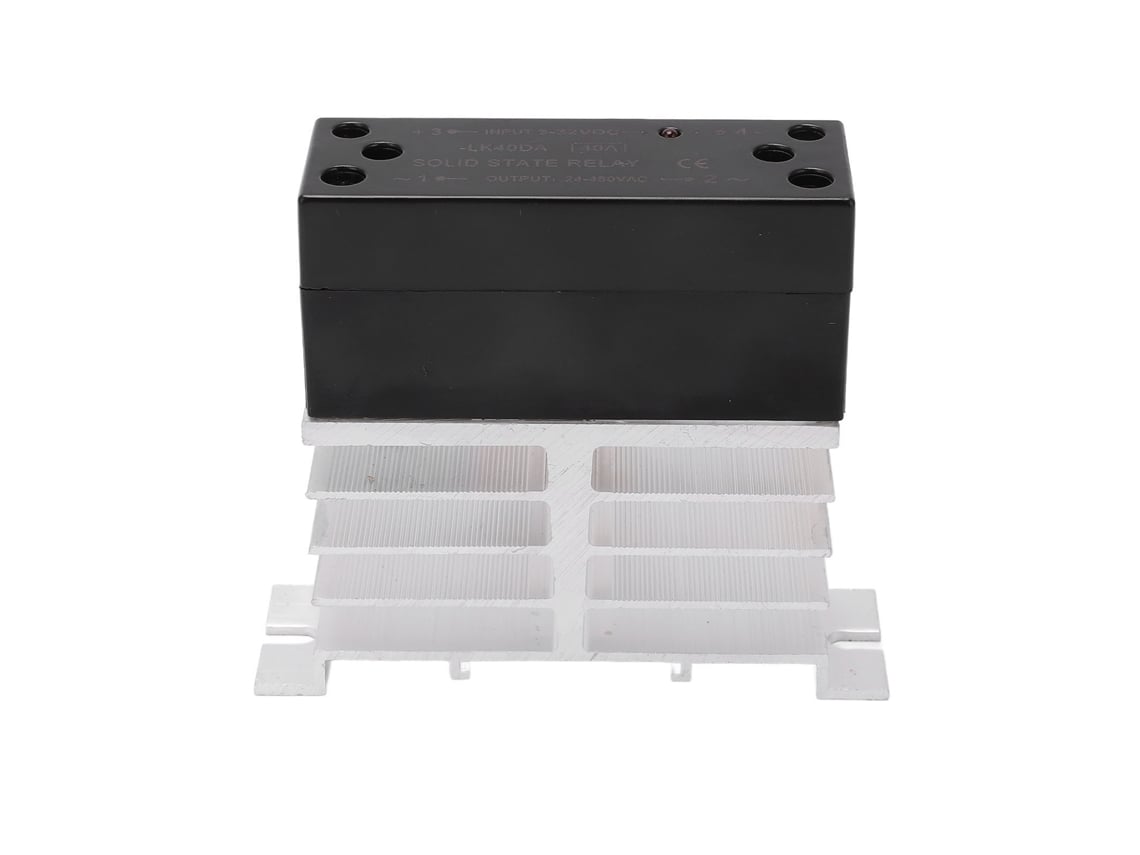 Relé De Estado Sólido Berm Dc3-32v Para Control De Motores Con Carcasa Aislada E Ignífuga.