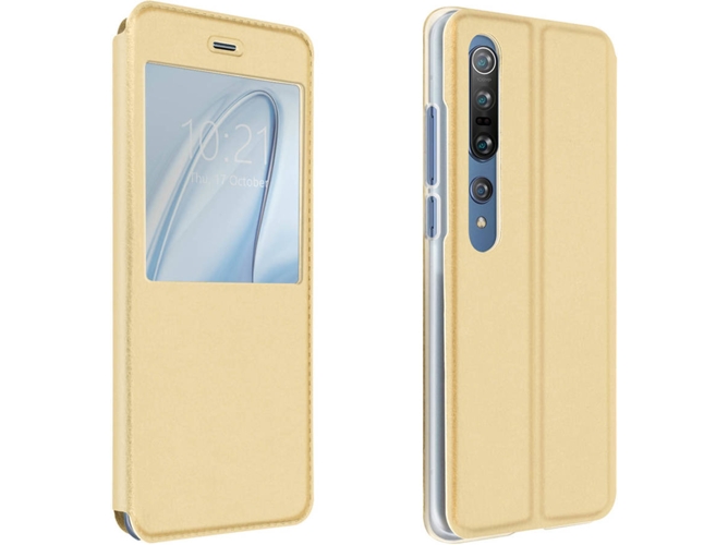 Funda Xiaomi Mi 10, 10 Pro AVIZAR Ventana Dorado