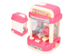 Máquina De Garras Para Muñecas, Mini Máquina De Garras De Juguete Con Sonido Y Luz, Rosa