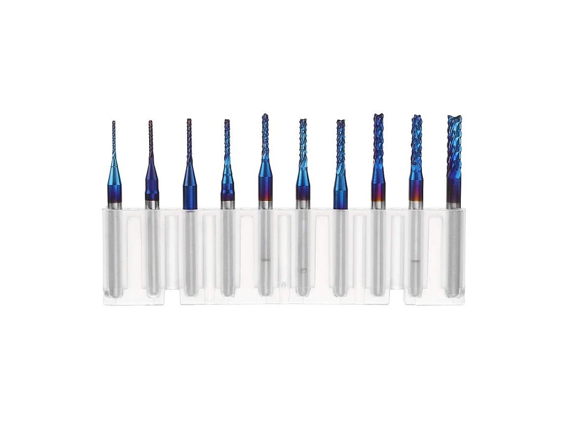 10 Alipis Acero Inoxidable Corta Para Brocas De Carburo