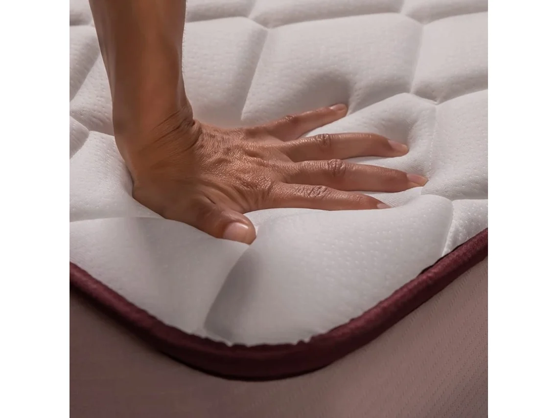 Colchón Viscoelástico Flow PureVital 1900 80x190 Multicapa Altura 21cm Núcleo FoamVital Firmeza Alta Capa Viscoelástica VisComfort Tejido SoftTex Doble Cara Dual System CECOTEC