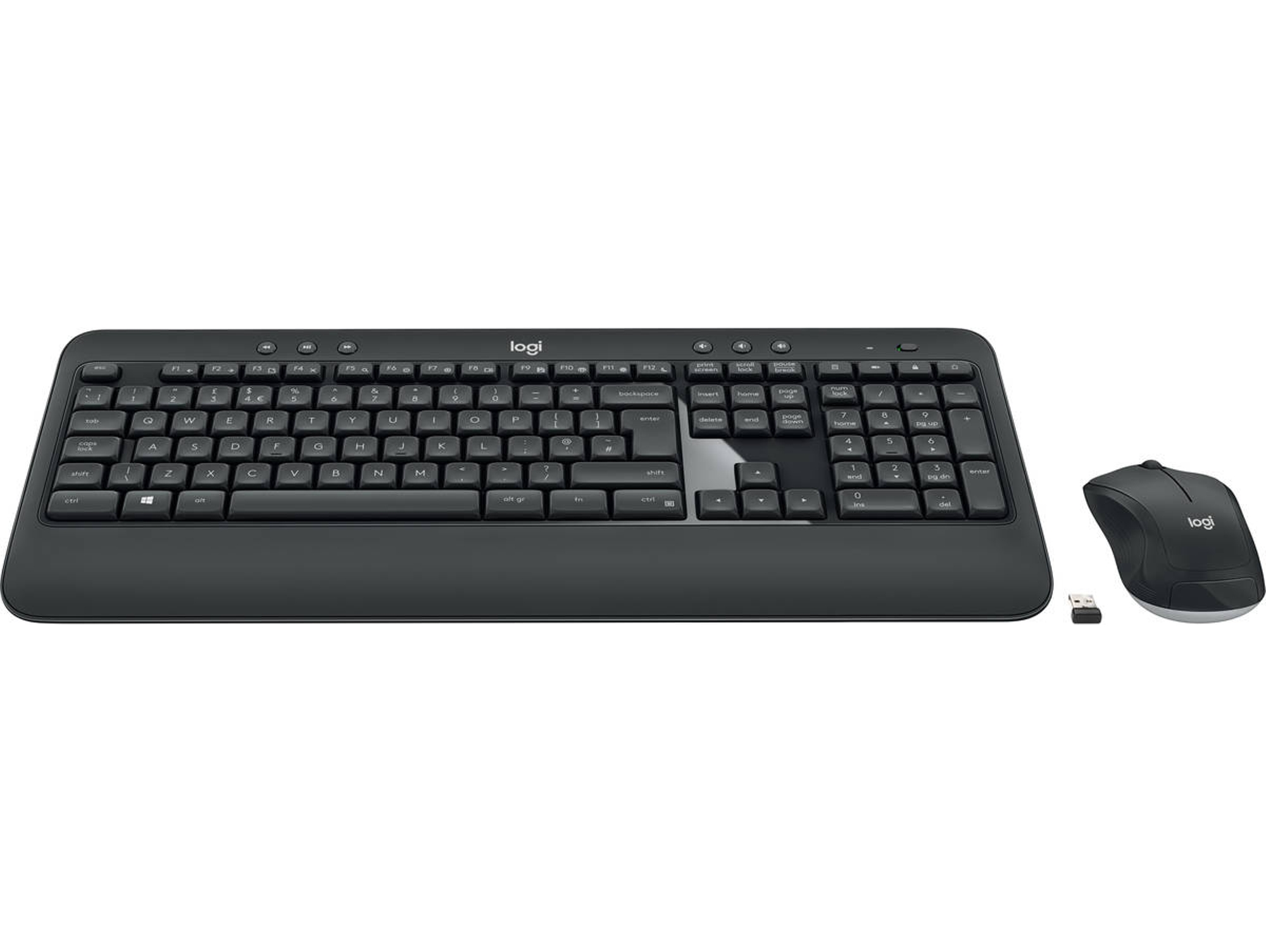 Teclado LOGITECH MK540 Advanced (Inalámbrico - Layout Nórdico - Teclado Numérico)