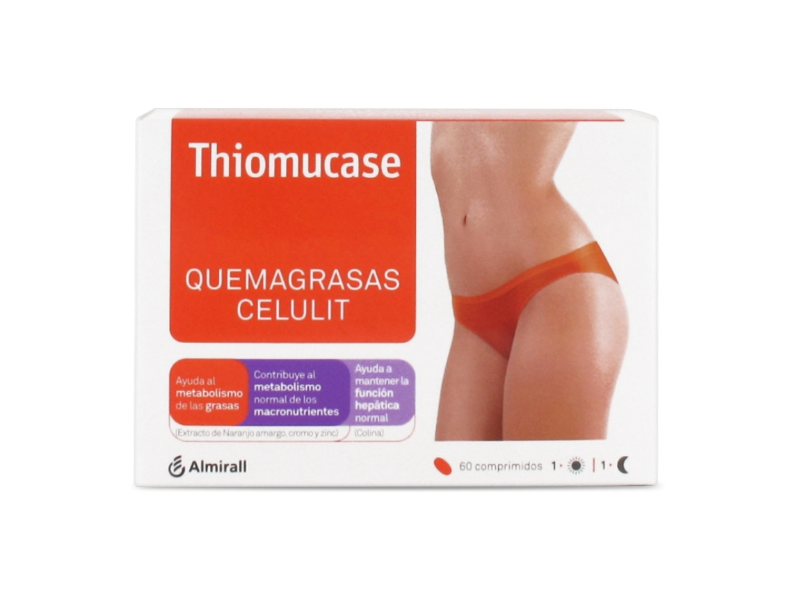 Complemento Alimentar THIOMUCASE Thiomucase Quemagrasa Celulitis 60 Comprimidos