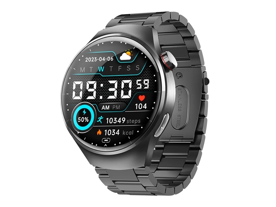 Reloj inteligente con monitorización de frecuencia cardíaca y oxígeno en sangre, seguimiento deportivo, SOS, llamadas Bluetooth y notificaciones de Bestvite.
