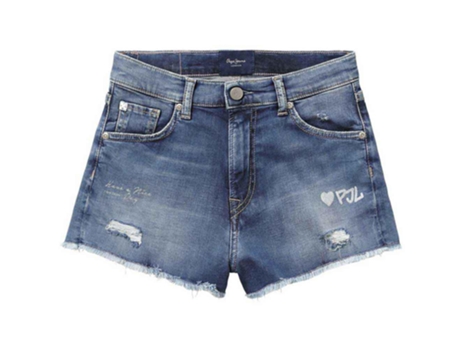 Pepe Jeans Patty Tag Denim Shorts