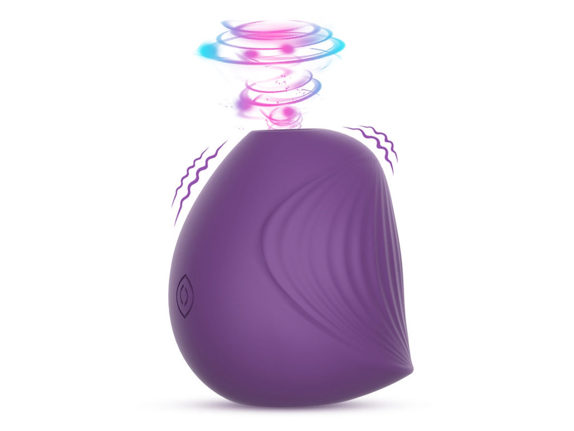 Mini Vibrador De Masaje De Succin Para Mujer (prpura)