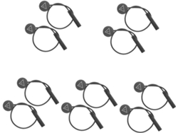 5 Pares De Luces De Aviso Auxiliares Conectadas A La Línea Del Sensor De Persiana Lateral Del Automóvil