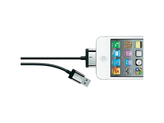 Cable BELKIN F8J041CW2M-BLK (iPhone) — USB A - Apple 30p