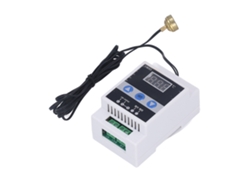 Controlador De Temperatura Con Pantalla Digital Termostato De Calefacción Refrigeración 110-240v Sonda Magnética