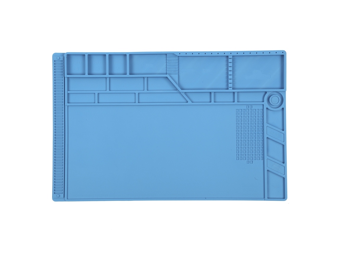Almohadilla Aislante De Silicona De Dos Capas Con Plataforma Magnética Para La Reparación De Teléfonos Móviles.