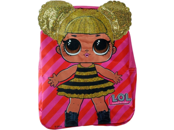 Mochila CORIEX Queen Bee LOL Surprise (Rosa - 21x27x8.5cm - Poliéster)