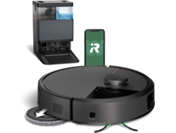 Aspiradora Robot IROBOT Roomba Plus 505 Combo + Base Autowash (Autonomía: 180 min - Negra)
