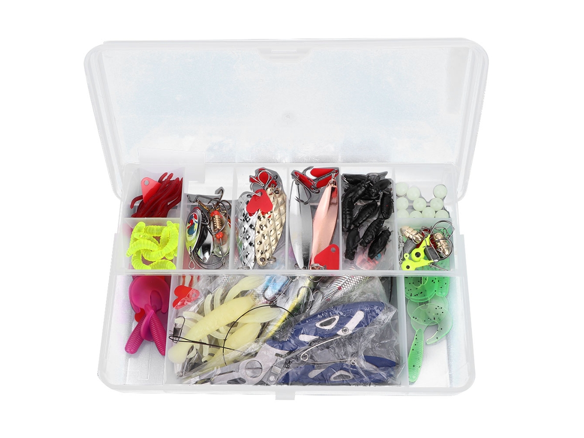 Conjunto De Carnadas Artificiales Para Pesca, Atrayente De Peces Biónico Multifuncional De Capa De Agua Completa