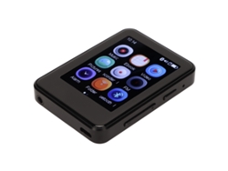 Reproductor MP3 Bluetooth Yizhood Mp08 con pantalla táctil de 2,5 pulgadas y tarjeta TF de 32 GB (negro)