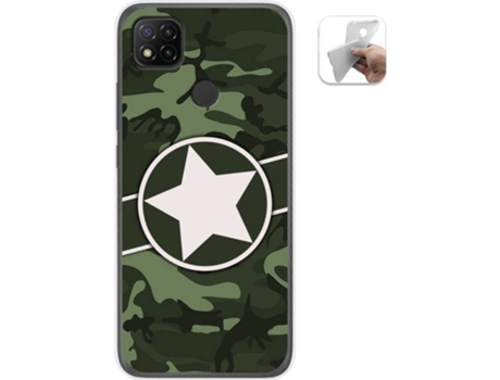 Carcasa Xiaomi Redmi 9C TUMUNDOSMARTPHONE Camuflaje 01 Multicolor