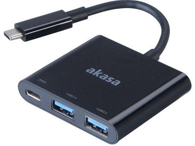 Adaptador AKASA AK-CBCA08-15BK (Type C - Negro)