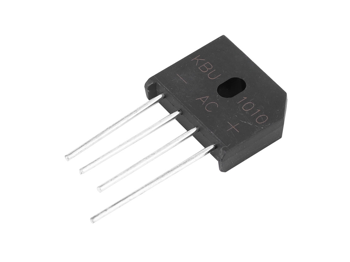 Diodo Rectificador Kbu1010 De 10 A Y 1000 V Para Circuitos Electrónicos (5 Unidades)
