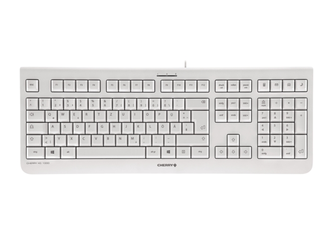 Teclado CHERRY KC 1000 (Con Cable - Layout UK - Teclado Numérico)