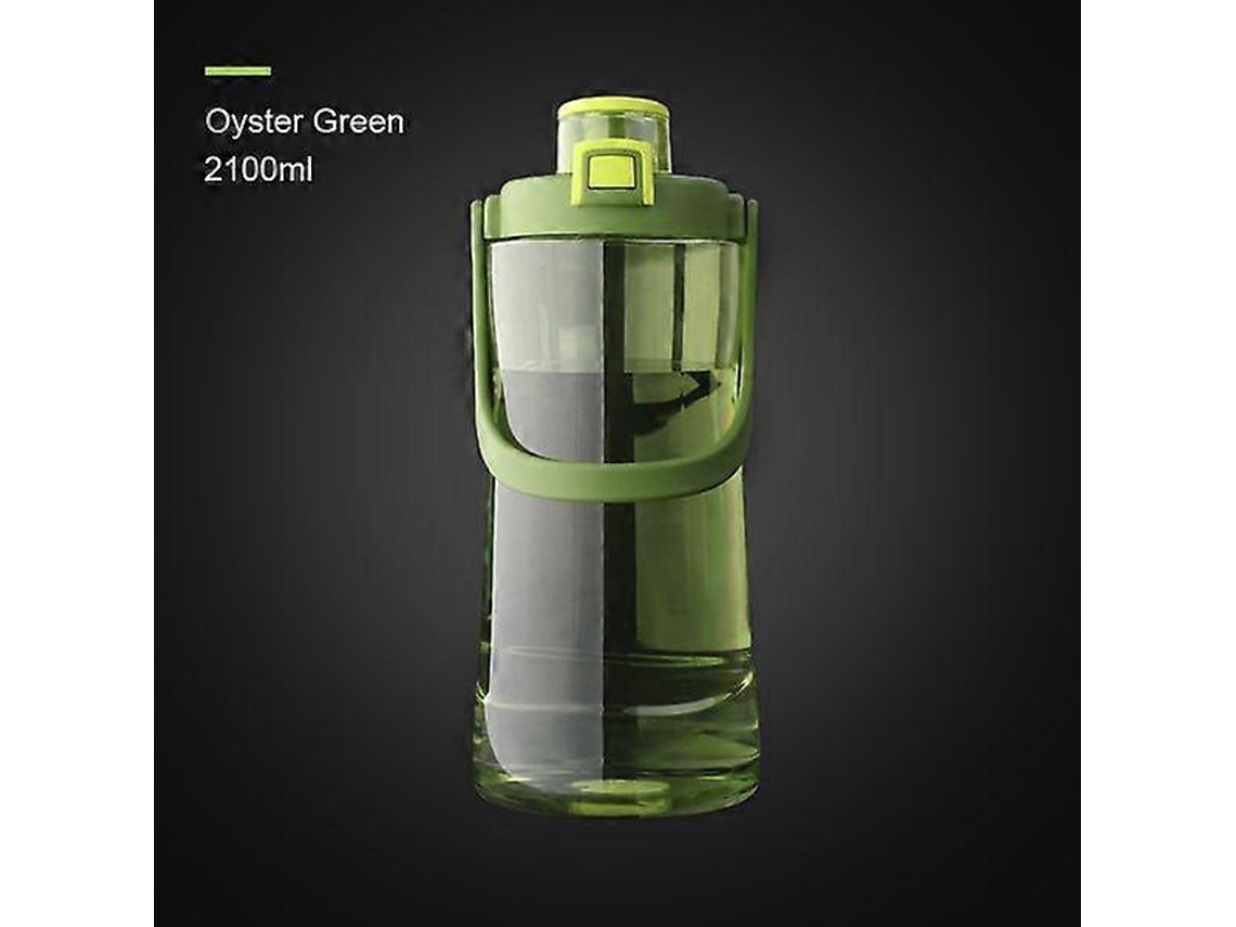Botella De Agua Deportiva Portátil De 2100 Ml, Gran Capacidad, A Prueba De Fugas. Rosewell