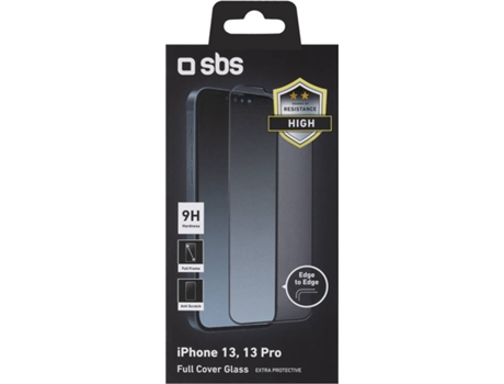 Protector de Pantalla Pantalla iPhone 13 / 13 Pro SBS Fullcover