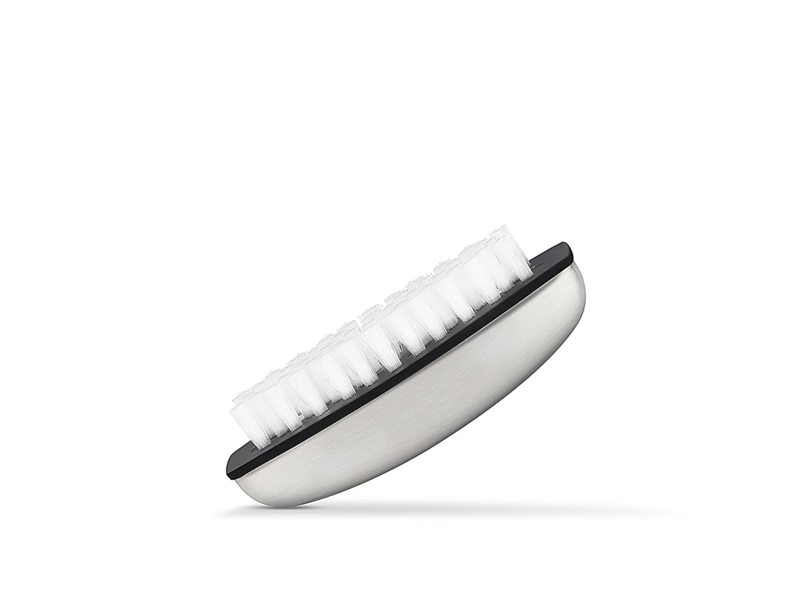 Cepillo de limpieza 2 en 1 para manos y uñas con jabón desodorante de acero inoxidable