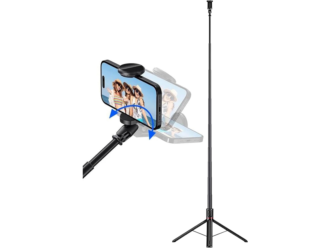 Palo Selfie Con Trípode Con Cable Para Teléfonos | Rotación De 360 Grados, Accesorio Elegante Para Amigos