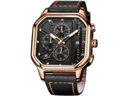Reloj Masculino De Silicona Profesional De Buceo Cronógrafo Resistente Al Agua De Acero Inoxidable Con Fecha Rosa Yuysan