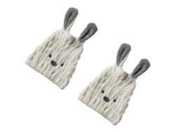Conjunto de Toalla KOFIHETY Capucha Secador Absorbentes Poliéster Beige - 2pcs (Talla Única)