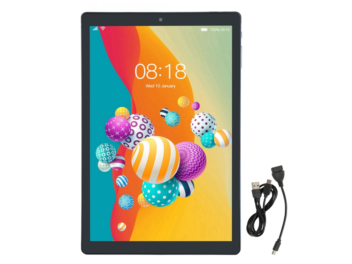 Tableta de 10,1 pulgadas, 128 GB, color azul, Wi-Fi 5G, CPU de 10 núcleos, batería de 8800 mAh, color dorado