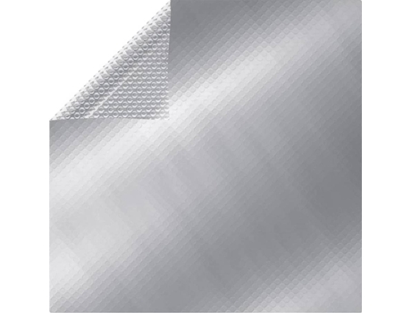 vidaXL Cubierta de piscina rectangular PE plateado 800x500 cm