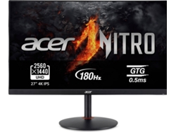 Monitor Gaming ACER Nitro XV272UV3 (27'' - LCD - WQHD - 1 ms - 180 Hz - Negro)