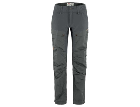 Calça FJÄLLRÄVEN Calça Keb Curved Cinzento 40 / Long Mulher