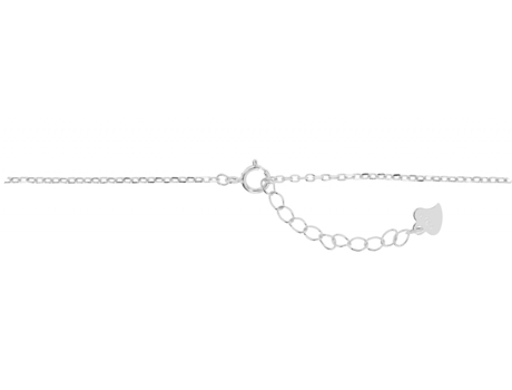 Collar con Colgante Infinito en Plata de Ley 925 42.3 Cm