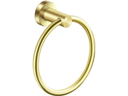 VVJIJILLY Suporte Para Toalha De Mão, Anel De Toalha Preto, Para Banheiro, Aço Inox 304, Montado Na Parede.