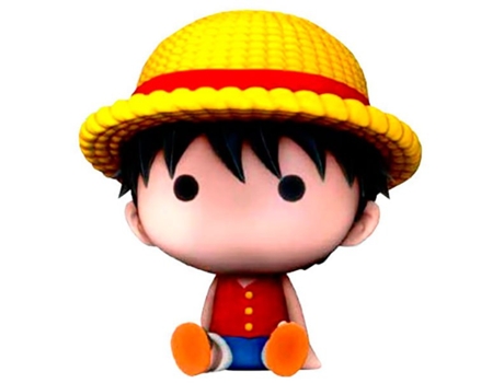Figura PLASTOY Luffy chibi mealheiro one piece