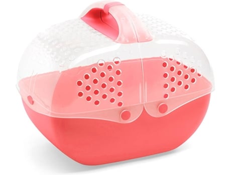 Transportín para Conejos, Cobayas, Chinchillas y Hurones ORNIEX Baggy (Naranja - 36x25x29cm - S - Porte Pequeño)