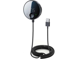 Transmisor FM Bluetooth para coche, adaptador auxiliar, receptor Bluetooth para coche Rosewell