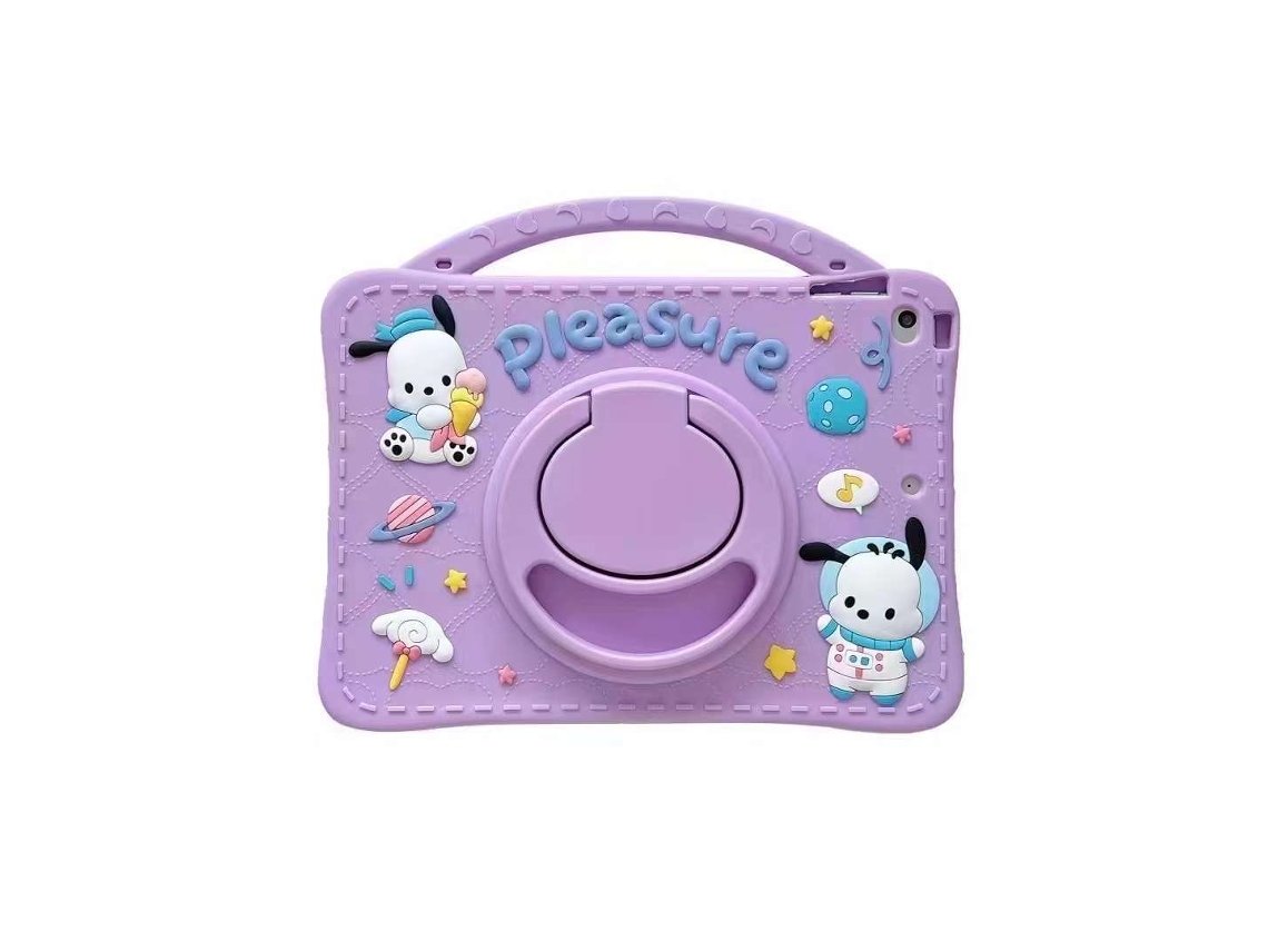 Estuche protector con compartimento para bolígrafo Pacha Dog Purple Taba8 10.5/x200/x205 Chennnls
