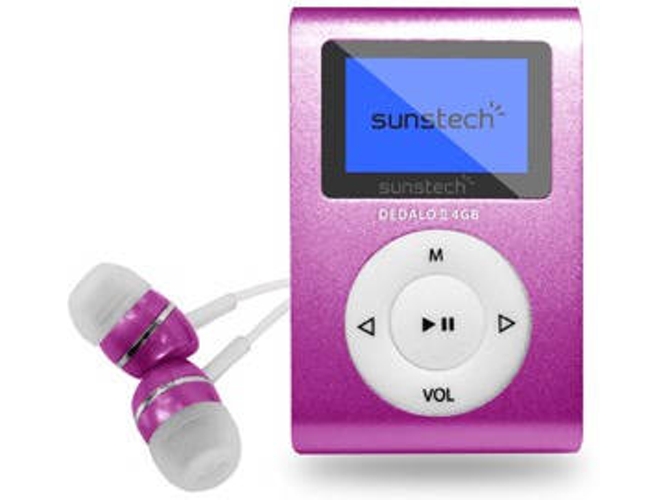 Reproductor MP3 SUNSTECH DEDALOIII Rosa