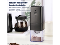 Mini molinillo de café eléctrico portátil con molienda ajustable para el hogar, viajes y oficina.